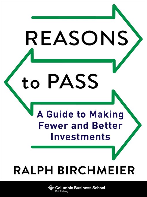 Title details for Reasons to Pass by Ralph Birchmeier - Available
